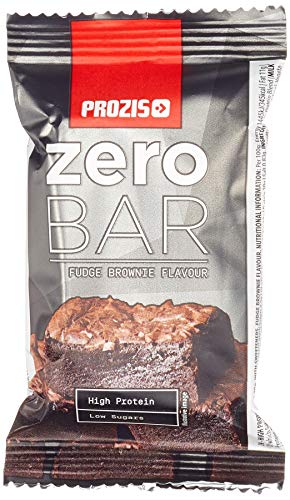 Prozis 12 x Zero Riegel 40 g - Wenig Zucker Fudge Brownie