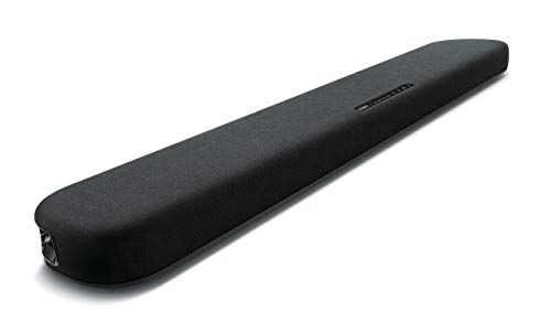 Yamaha SR-B20A Soundbar mit virtuellem 3D-Surround-Sound, integriertem Subwoofer und Clear Voice, schwarz