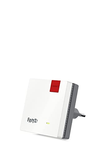 AVM Fritz!Repeater 600 International WLAN-Repeater (4X 4), 600 Mbps, 2,4 GHz, Mesh, WPS, spanische Schnittstelle