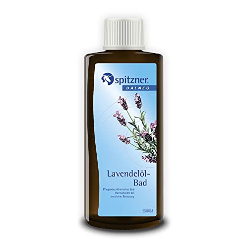 Spitzner Gesundheitsbad Lavendelöl 190 ml - Gesundheitsfördernder Badewannenzusatz mit ätherischem Lavendelöl | bei nervlicher Überlastung