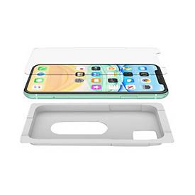 Belkin iPhone 12 mini Displayschutz TemperedGlass antimikrobiell (hochentwickelter Schutz, der Bakterien auf dem Display um bis zu 99 % reduziert)