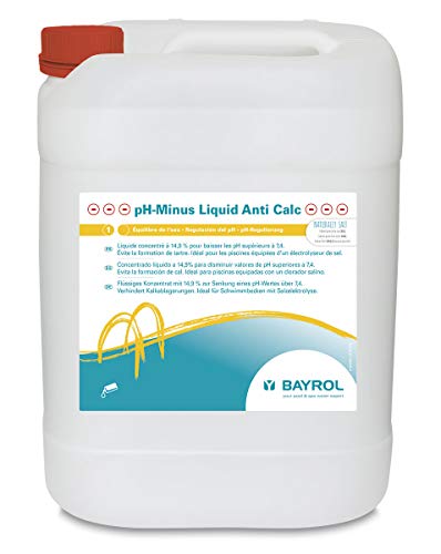 Bayrol Liquid Anti Calc 20 L Flüssiges pH-Minus, Weiß