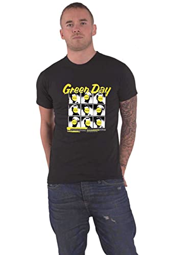 Green Day T Shirt Nimrod Tracklist Band Logo Nue offiziell Unisex Schwarz S