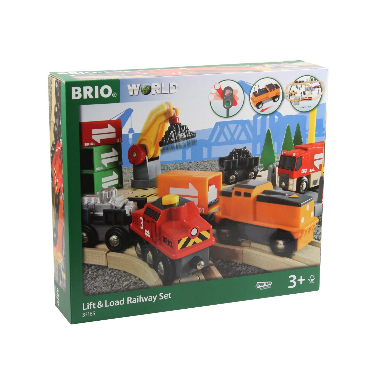 Brio 33165 Lift and Load Railway Set