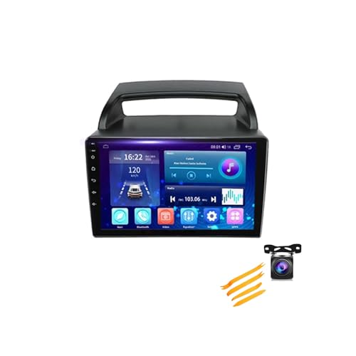 FONALO Autoradio Bluetooth Autoradio mit DAB Navi Android für Kia Carnaval Vq 2006-2014 Plug-and-Play Auto-Multimedia-Player mit 1080P HD-Touchscreen DAB/GPS (Color : 7862 2K 8+128G)