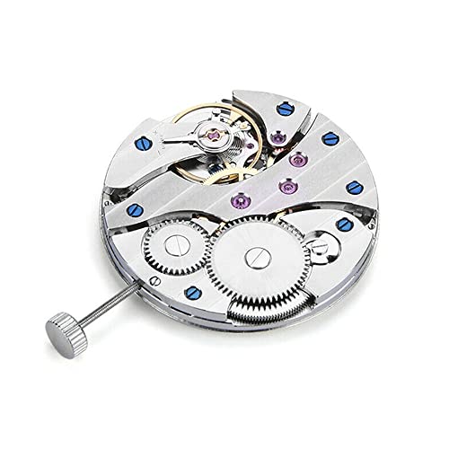 Mechanisches Uhrwerk mit Handaufzug 6497 ST36, Uhrengehäuse aus Stahl