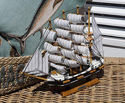 FL Segelschiff DREI Master Passat Standmodell Holzmodell Nautik Maritim Holz Segelboot