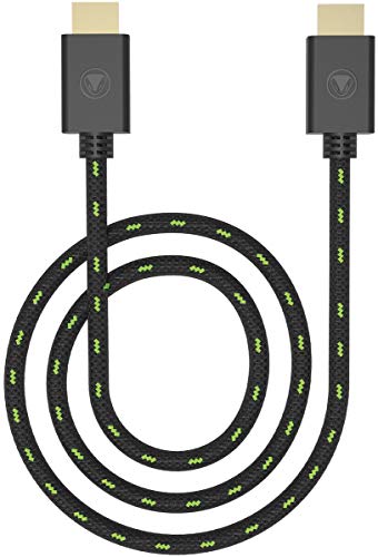 snakebyte HDMI CABLE SX 4K - Xbox Series X HDMI 2.0 Kabel, kompatibel mit 1080p, 3D, 4K@60Hz, UHD-Geräten, geeignet für Xbox, PS5, PS4, NWS, Blu-ray, Monitore, TV-Geräte, 3 m Mesh Kabel, Xbox-Design