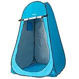 AKTIVE 62163 Wickelzelt für Camping mit Boden 120x120x190 cm, Blau/Türkis, 120 x 120 x 190 cm