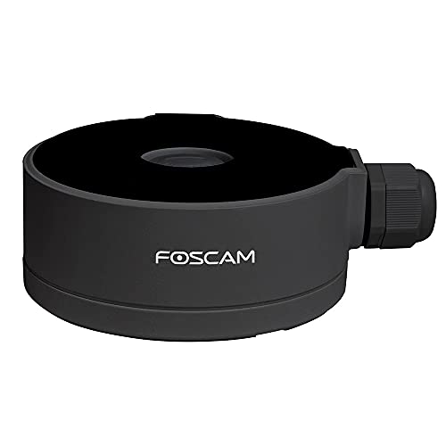 Foscam FAB61 wasserdichte Montageplatte / Anschlussdose für Foscam FI9961EP Überwachungskamera. Schwarz