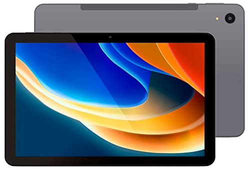 SPC Gravity 4 Tablet 25,4 cm (10,35 Zoll) Panel Pure Glass, Octa-Core, 6 GB RAM, 128 GB erweiterbarer Speicher, schnelles WiFi 5, Akku 6.000 mAh, 2 Lautsprecher, Android 12 – Farbe Magnetic Black