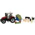 TOMY Britains Massey Ferguson Traktor Spielset - Spielzeug Traktor mit Anhänger und Tieren im Modell 1:32 - perfekt zum Spielen und Sammeln für Kinder ab 3 Jahre