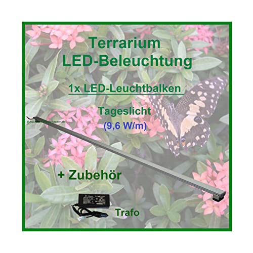 Aquarium-Plüderhausen Terrarium LED-Beleuchtung 40 cm,LED Leuchtbalken,LED Pflanzenlicht,Terra Licht