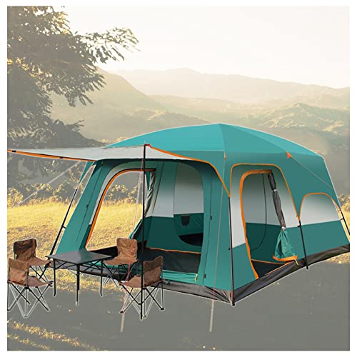 Tipi-Zelt für Erwachsene im Freien, 5 bis 8 Personen, luftiges, geräumiges großes Campingzelt, robust und praktisch, für Camping, Wandern, Bergsteigen
