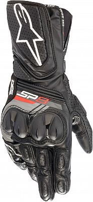 Alpinestars SP-8 V3 Gloves Sporthandschuhe Motorradhandschuhe Lederhandschuhe, BLACK, L