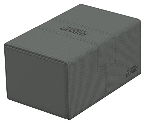 Ultimate Guard UGD011241 Twin Flip`n`Tray 160+ XenoSkin Monocolor Grau Kartenbox