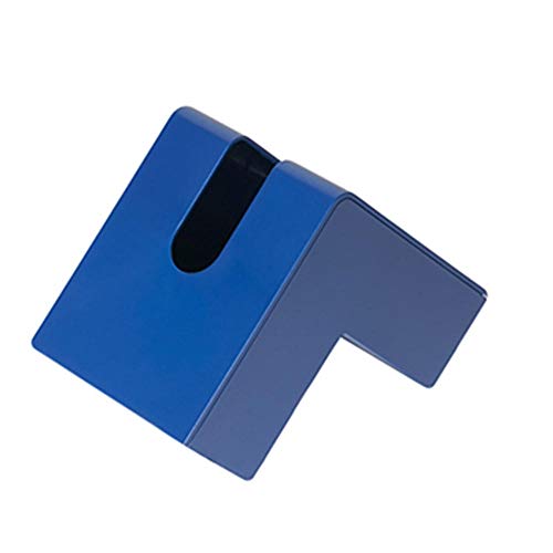ZXGQF Tissue Box Kunststoff Papier Handtuchhalter Für Zuhause BüroAuto Dekoration Tissue Box Halter, Blau