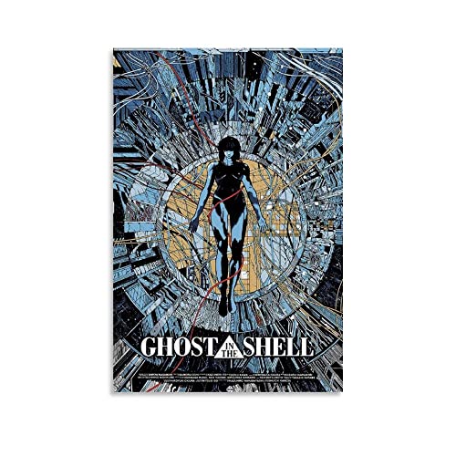 XXJDSK Foto Auf Leinwand Magazin Anime Ghost in The Shell Wandkunst Wohnzimmer Poster Schlafzimmer Malerei 60X90cm Kein Rahmen