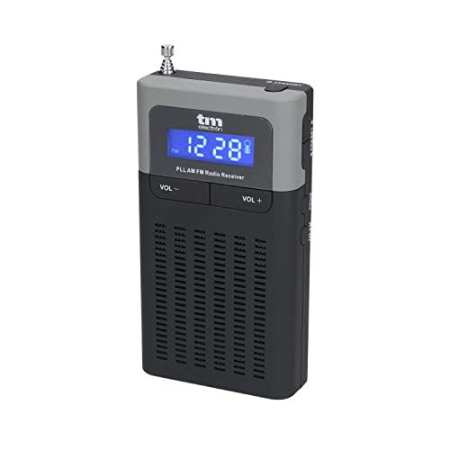 TM ELECTRON tmrad202 Tragbares Radio Digital PLL FM/AM, schwarz