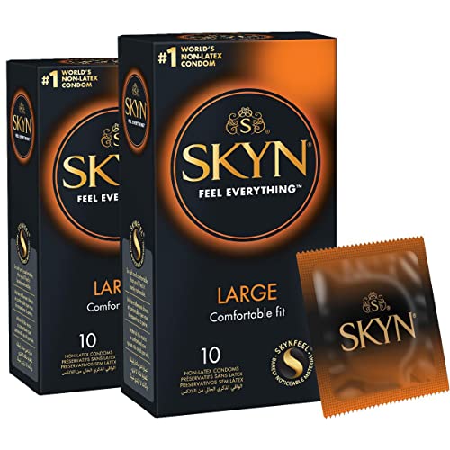 Skyn - 20 Stück Kondome ohne Latex von King Größe – Komfortable Passform