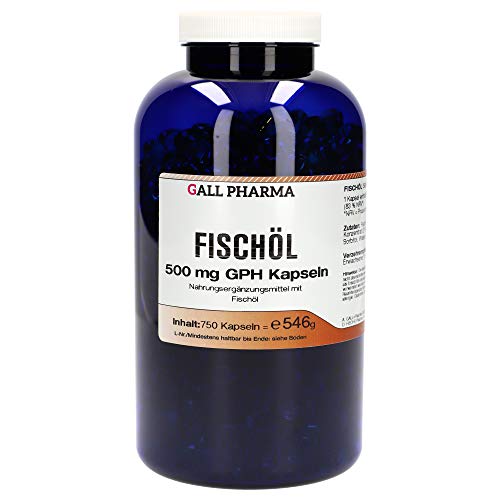 Gall Pharma Fischöl 500 mg GPH Kapseln, 750 Kapseln