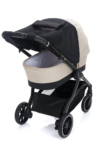 Fillikid Sonnenschutz Exclusiv, Universal geeignet für Buggy und Sportwagen - Sonnensegel Kinderwagen mit UV Schutz 50+ und Wasserdicht, Sonnensegel mit Sichtfenster