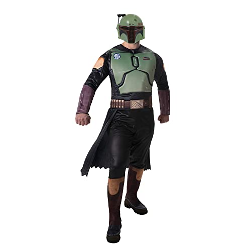 Erwachsenenkostüm Boba Fett, Größe M, Schwarz