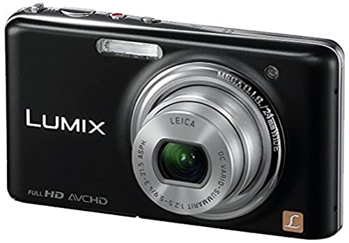 Panasonic Lumix DMC-FX77EG-K Digitalkamera (12 Megapixel, 5-fach opt. Zoom, 8,8 cm (3,5 Zoll) Touch LC-Display, Full HD, 3D, bildstabilisiert) schwarz