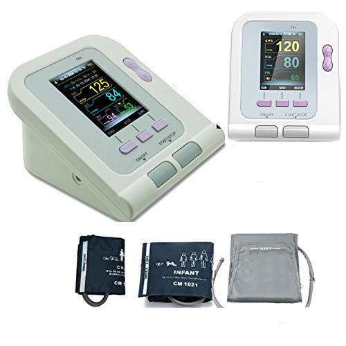 Digital-Blutdruck-Monitor, LCD Oberarm Elektronischer Sphygmomanoter Puls-Impuls BP Meter Neonate Infant Kind 3 Cuff