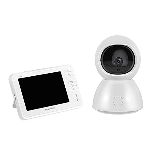 Babyphone 5 Zoll HD 1080P Mit Kamera Und Audio Zweiwege-Gegensprechanlage Wiegenlied Automatische Nachtsichttemperaturerkennung