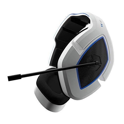 Gioteck TX50 Kopfhörer mit Mikrofon, Klinkenstecker 3,5 mm, für PS5 Xbox Series X und PC (Weiß und Schwarz)