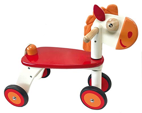 I'm Toy Bartl 111556 Rutscher Pferd aus Holz, Spitzen Qualität