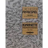 Orchesterprobespiel: Klarinette / Hohe Klarinette / Bassklarinette: Sammlung wichtiger Passagen aus der Opern- und Konzertliteratur