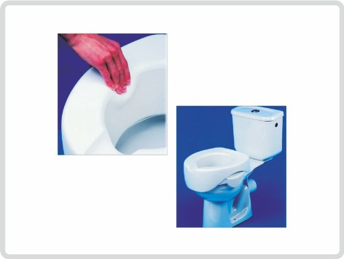 Toilettensitzerhöher ohne Deckel Soft (weich) - Toilettensitz Toilettensitzerhöhung Wcstuhl