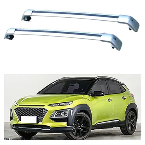 2 STK Auto Dachträger Schiene Querträger für Hyundai Encino SUV 2017-2022. Autodachträger, Gepäckträger-Modifikationszubehör,C