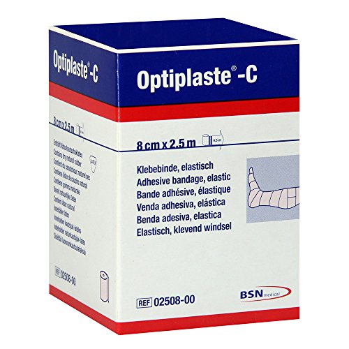 Optiplaste-C elastische Klebebinde 8 cm x 2,5 m
