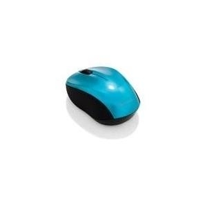 Verbatim Wireless Mouse GO NANO - Maus - optisch - kabellos - RF - kabelloser Empfänger (USB) - Caribbean Blue