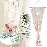 Pet Woven Swing Hängematte, Katzenhängematte Pet Woven Cotton Rope Bed für Zuhause(C-7)