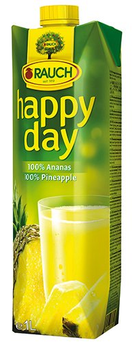 12x Happy Day - Ananassaft 100% - 1000ml