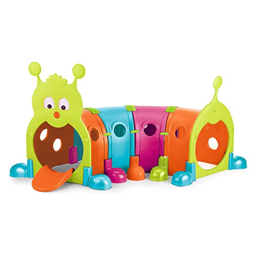 FEBER Famosa 80000959595 4 Modules Febergus - Outdoor-Spieltunnel für Kinder von 3 bis 8 Jahren
