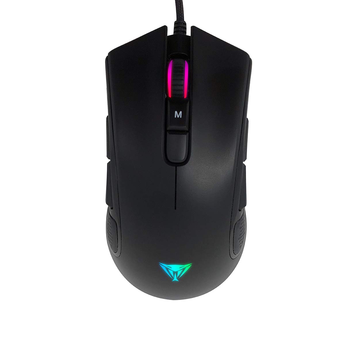 Patriot Viper V550 RGB Gaming Maus, 10000 DPI Optischer Sensor, RGB Beleuchtung, 8 Programmierbare Tasten, Voll anpassbar und für Rechts- und Linkshänder geeignet, 100 IPS Gaming Mouse für PC