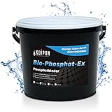 KOIPON Bio-Phosphat-Ex 2,5 kg Phosphatbinder zur Teich Reinigung von Metallen und präventiver Schutz vor Algenwachstum im Gartenteich und Fischteich