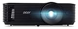Acer X138WHP DLP Beamer (WXGA (1.280 x 800 Pixel) 4.000 ANSI Lumen, 20.000:1 Kontrast, 3D, Keystone, 3 Watt Lautsprecher, HDMI (HDCP), Audio Anschluss) Home Cinema / Business