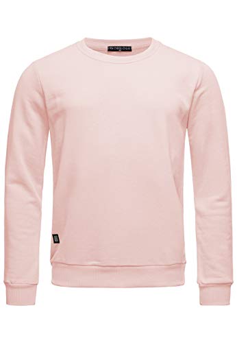 Red Bridge Herren Crewneck Sweatshirt Pullover Premium Basic,Pink-ii,L