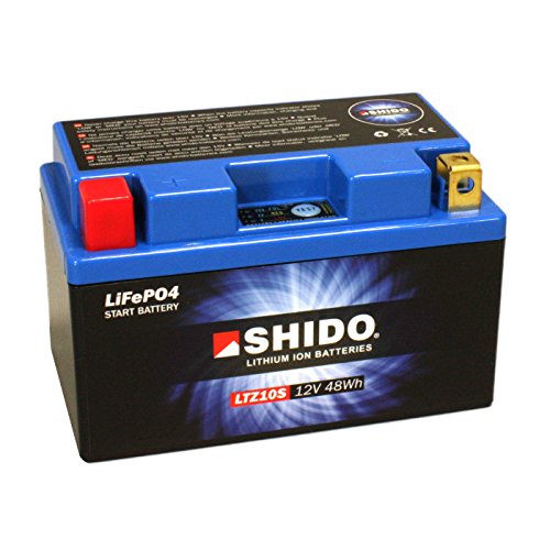 Batterie Shido Lithium LTZ10S / YTZ10S, 12V/9,1AH (Maße: 150x87x93) für Husqvarna 701 Enduro Baujahr 2017