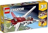 LEGO 31086 Creator Flugzeug der Zukunft, Raumschiff der Zukunft oder Roboter der Zukunft, 3-in-1 Bauset, Science-Fiction-Abenteuer, Fahrzeugspielzeuge für Kinder ab 7 Jahren