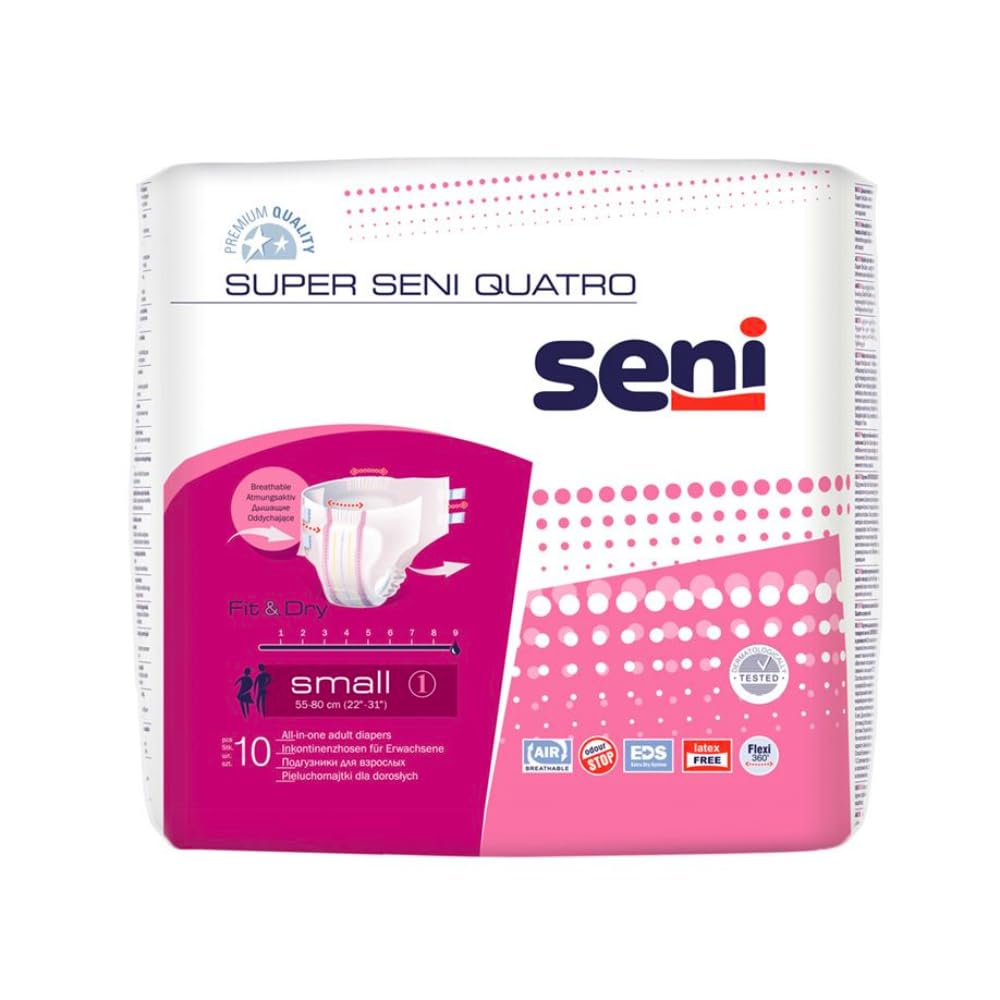 SUPER SENI Quatro Gr.1 S Inkontinenzhose (12X10 St)