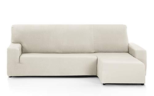 Martina Home Tunez Schutzhülle Sofa für Chaise Longue, 32 x 17 x 42 cm kurzer rechter Arm (Vorderansicht) 32x17x42 cm Elfenbein