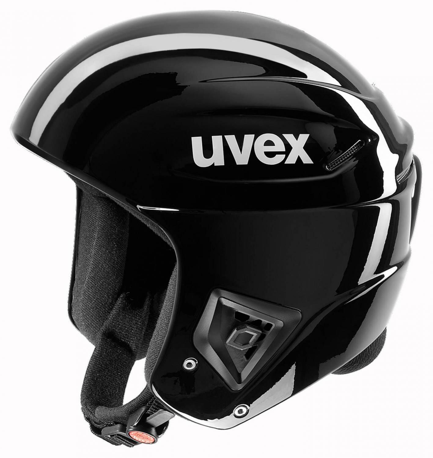 uvex Unisex - Erwachsene Race + Skihelm, Schwarz, 58-59