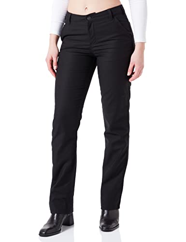 Carhartt Womens Rugged Professional Trousers Work Utility Pants, Black, W14/REG